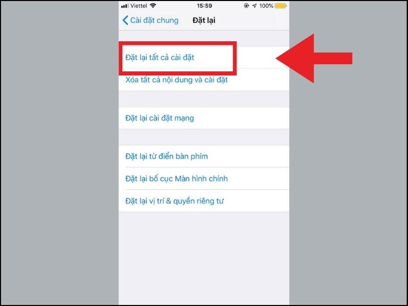 khôi phục cài đặt gốc trên iPhone khôi phục cài đặt gốc trên iPhone