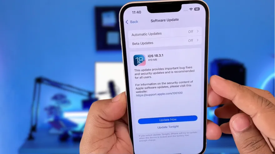 Cách Cập Nhật iOS 18.3.1