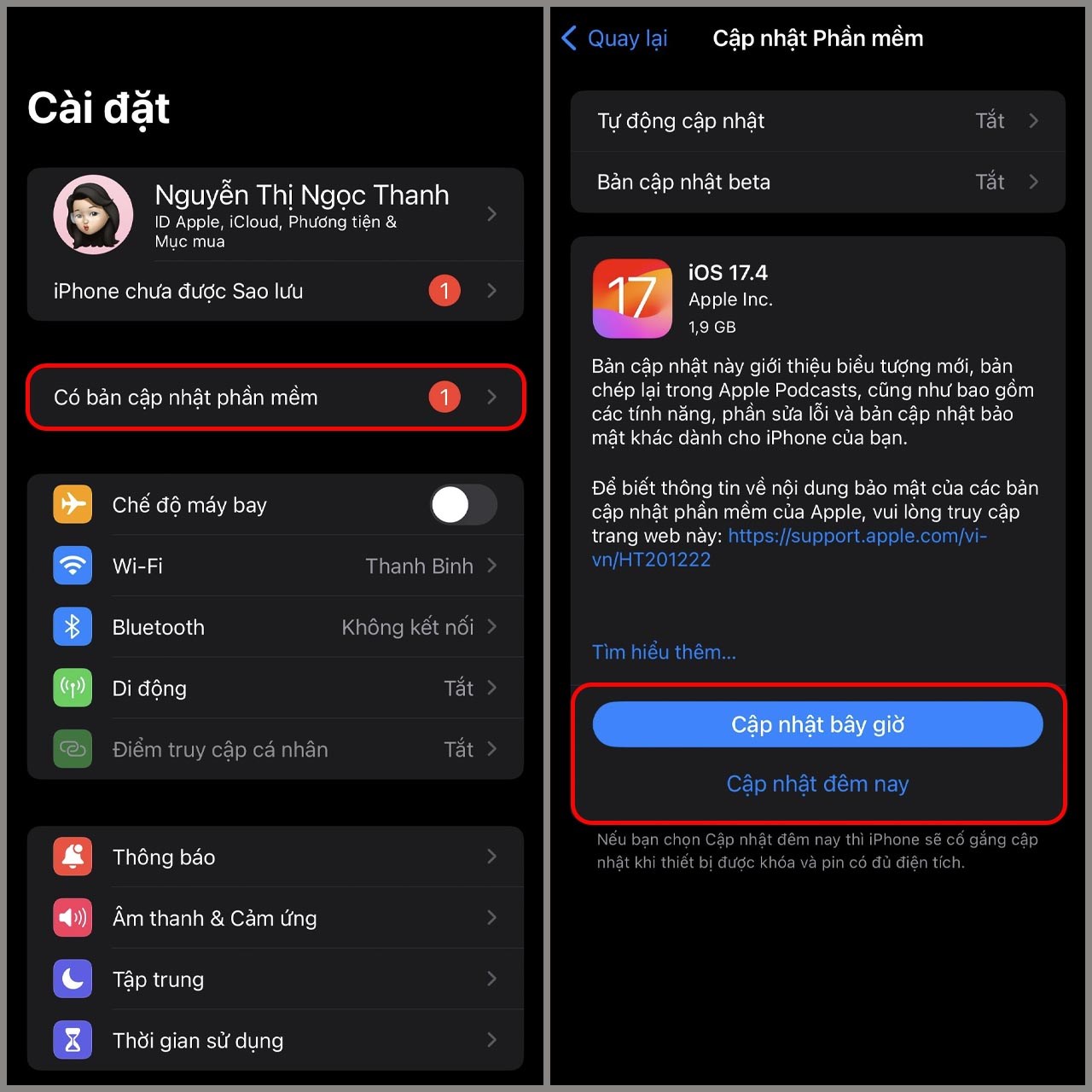 Cách cập nhật iOS 17.4 chính thức