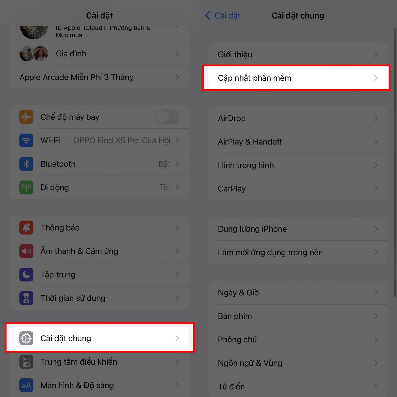 Cách cập nhật iOS 17.2.1 chính thức Cách cập nhật iOS 17.2.1 chính thức