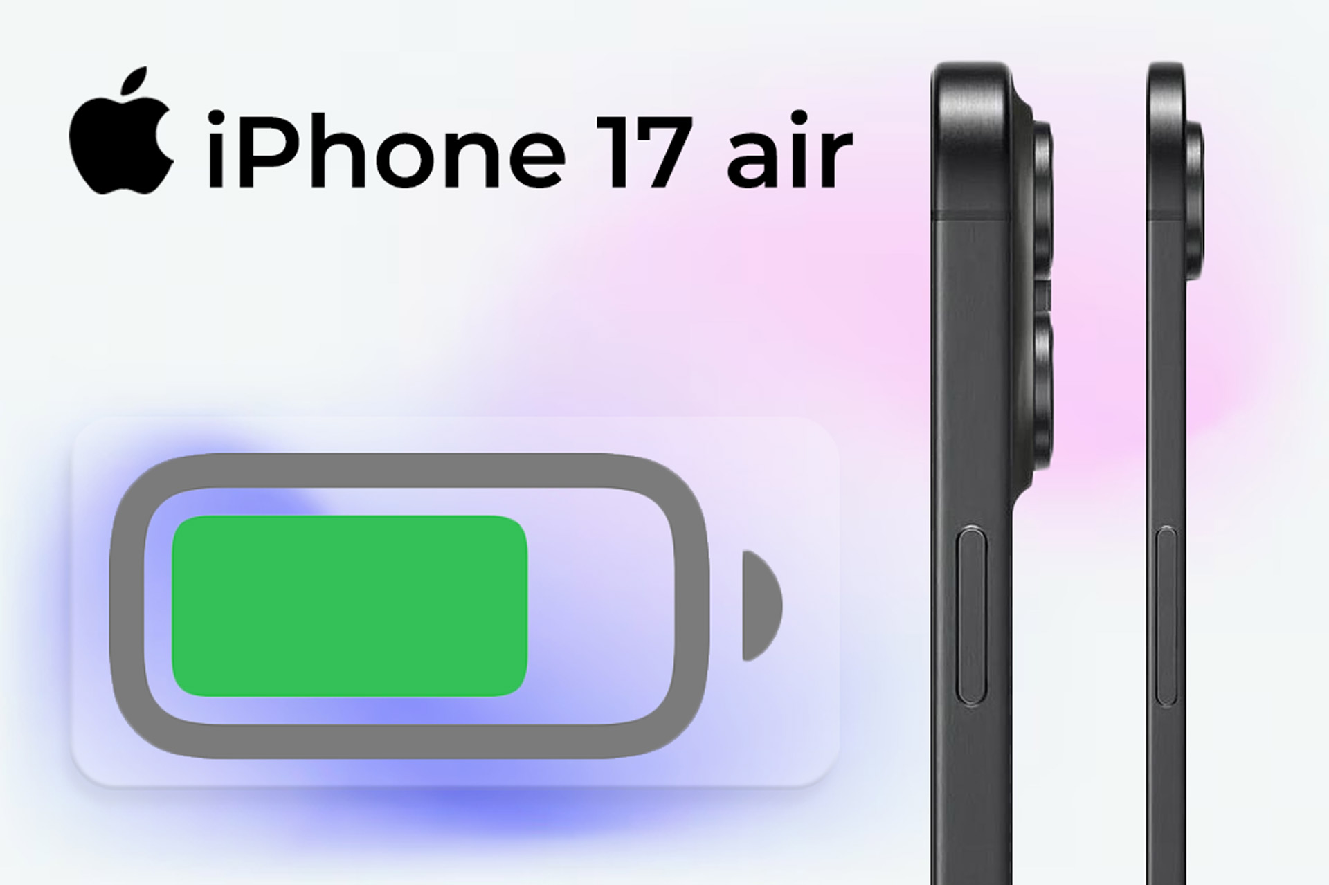Pin iPhone 17 Air