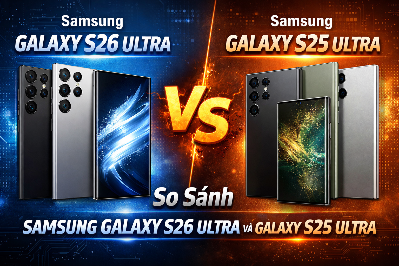 So S&aacute;nh Samsung Galaxy S26 Ultra V&agrave; Galaxy S25 Ultra: C&oacute; N&ecirc;n N&acirc;ng Cấp?