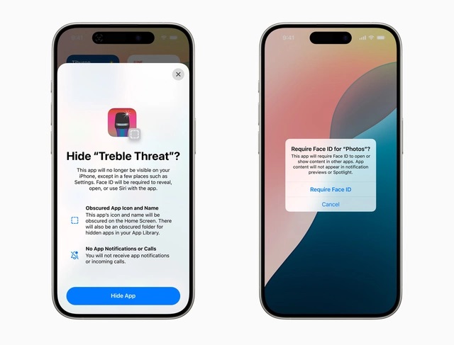 Tính năng bảo mật trên ios 18