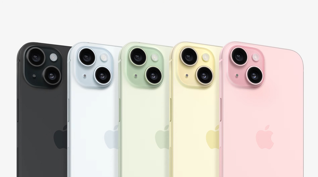 bảng màu iphone 15