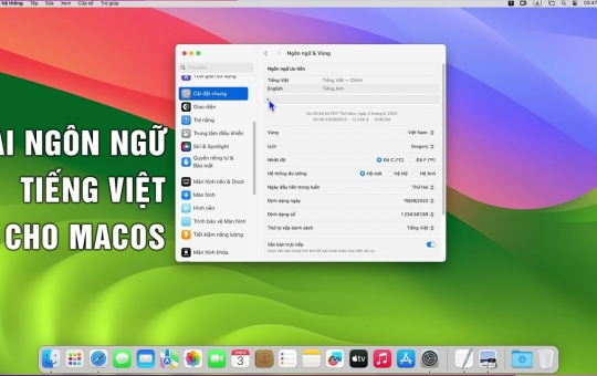 Hướng dẫn cài tiếng Việt cho MacBook vô cùng đơn giản trong một nốt nhạc
