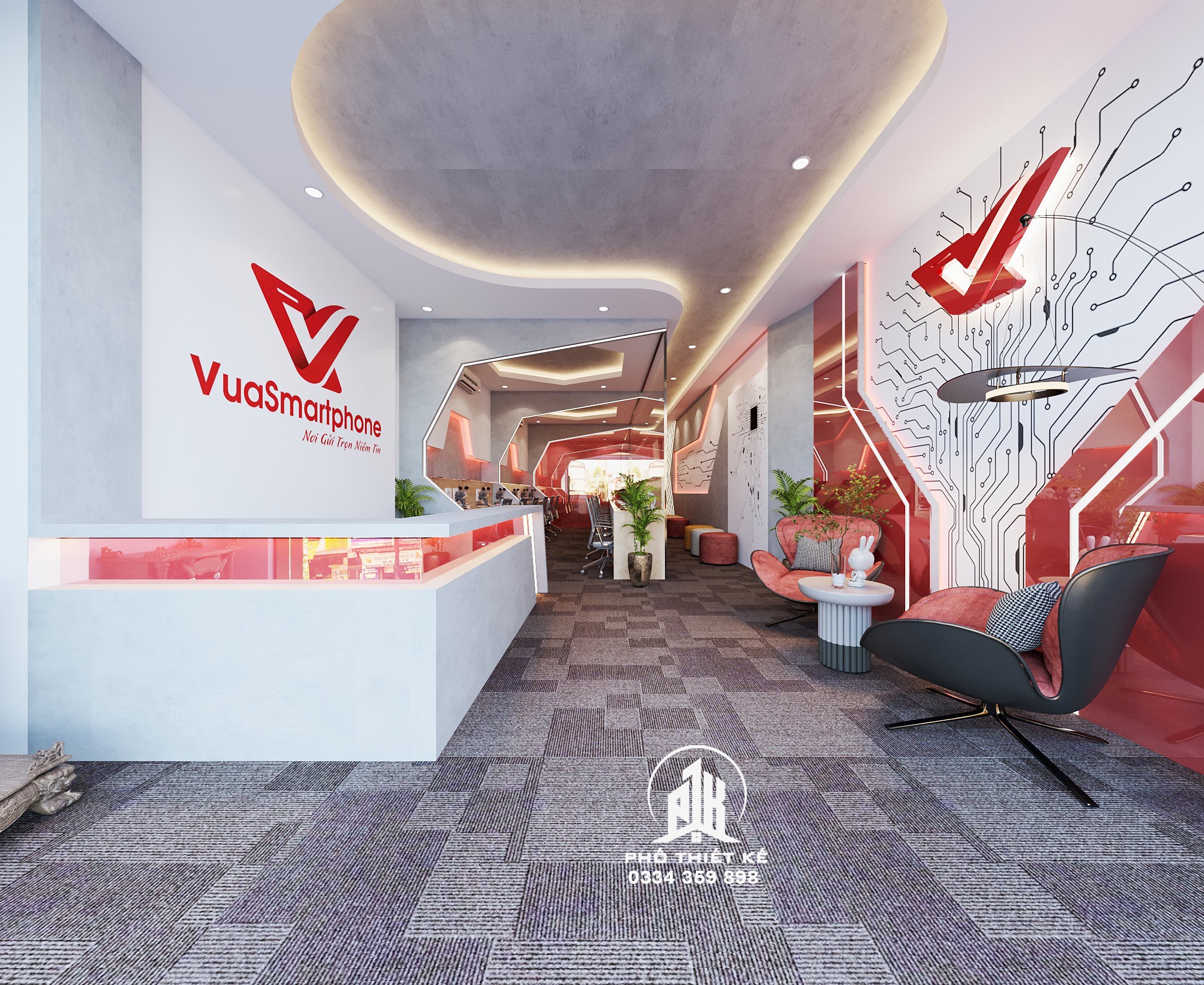 Top các mẫu thiết kế cửa hàng điện thoại hiện đại, thu hút khách hàng