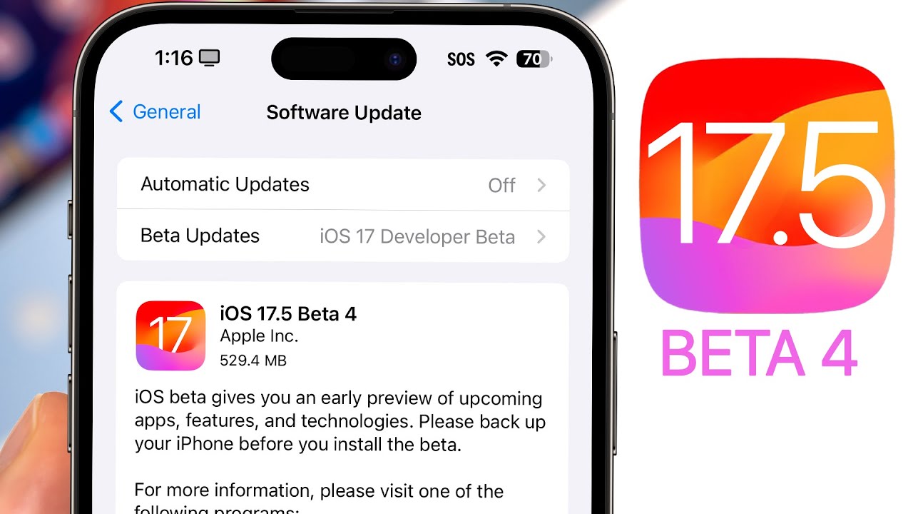 ios 17.5 beta