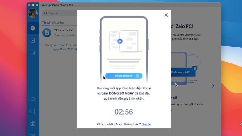 Đồng bộ tin nhắn zalo với thiết bị điện thoại Đồng bộ tin nhắn zalo với thiết bị điện thoại