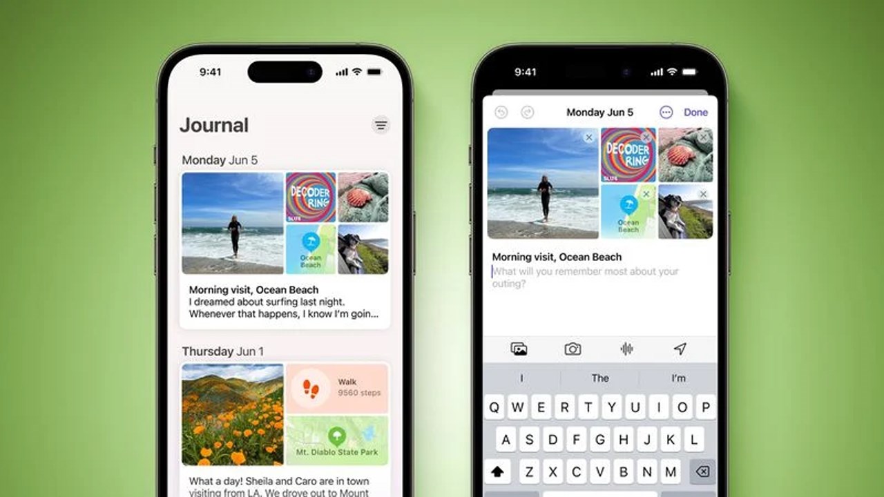 Ứng dụng Journal mới Ứng dụng Journal mới