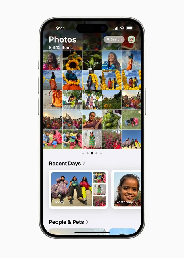 Ứng dụng Ảnh trên ios 18