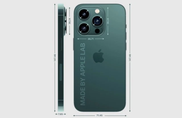 Ống kính trên iPhone 14 Pro Max được cho sẽ hơi lồi